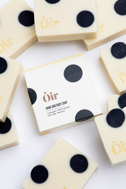 ÒIR Soap - Lemongrass, Pink Grapefruit, Clary Sage & Rosemary